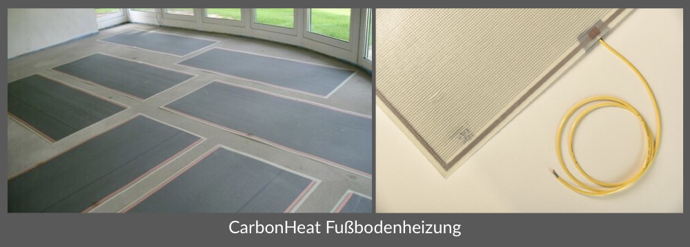 CarbonHeat Infrarot Fußbodenheizung